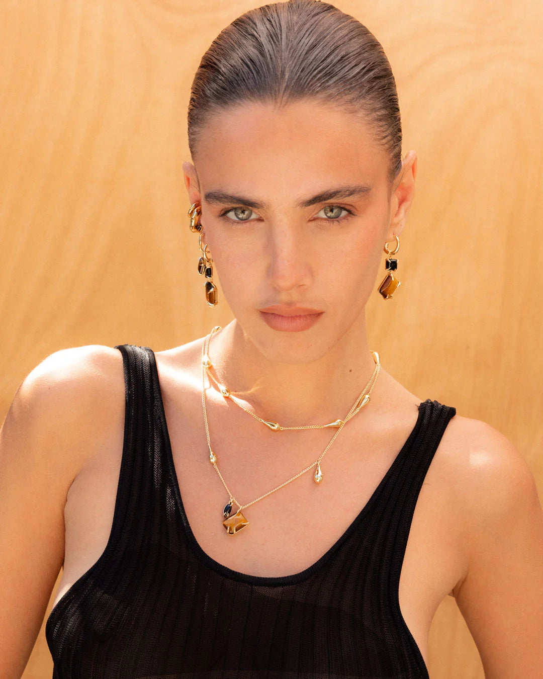 Rainfall Necklace - 18k Gold Plating
