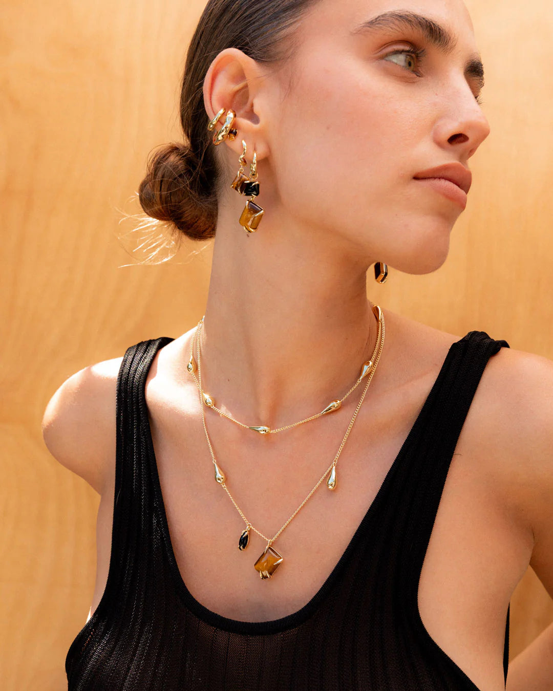 Rainfall Necklace - 18k Gold Plating