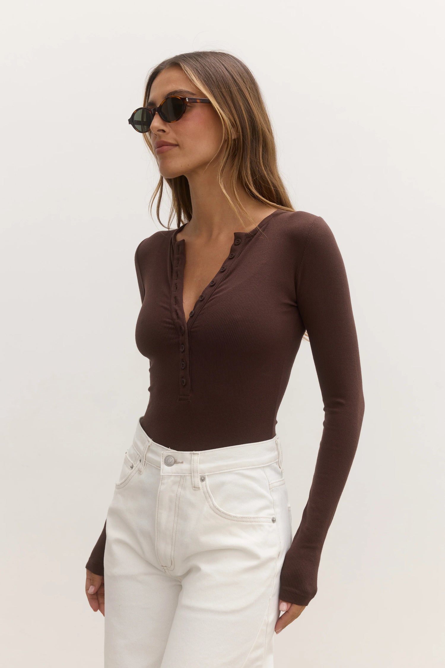 Lara Bodysuit - Chocolate