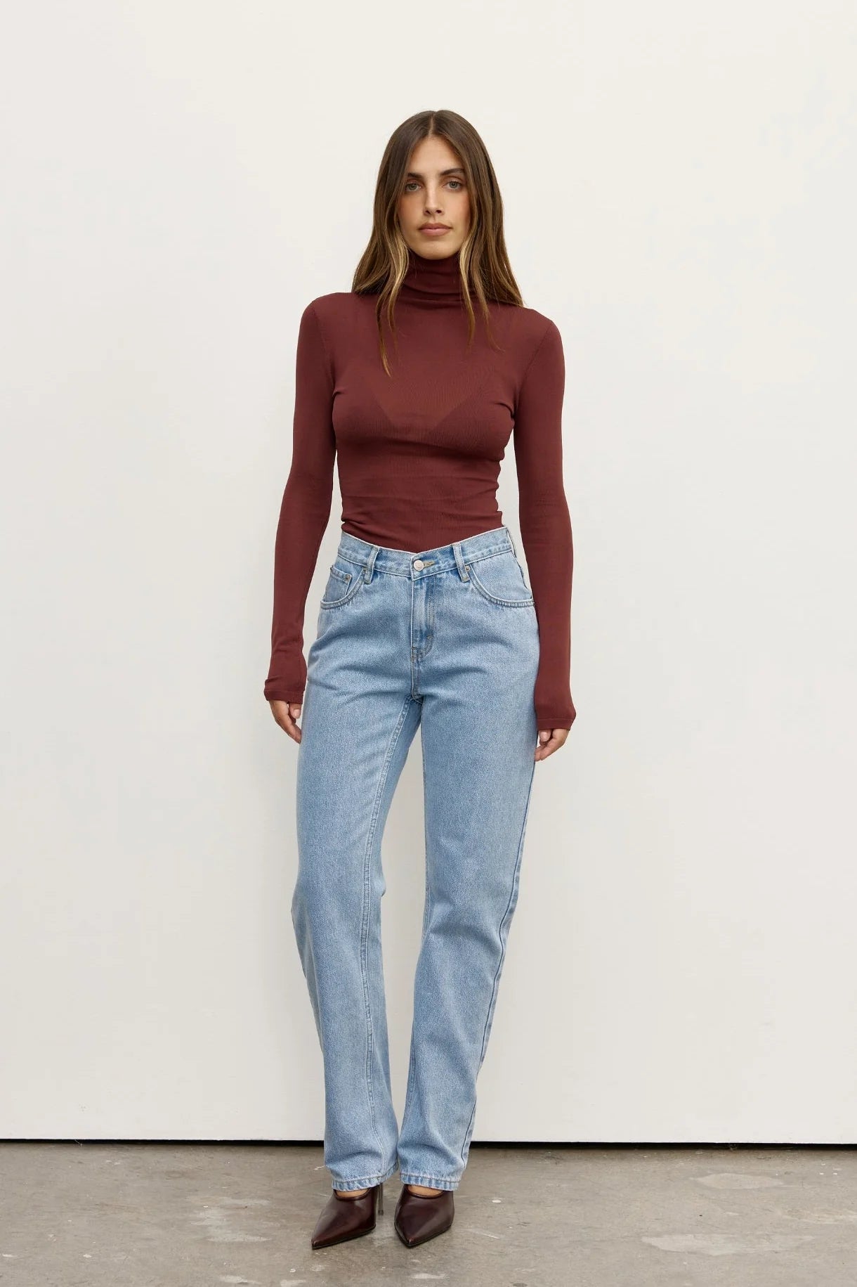 Airlie Top - Burgundy