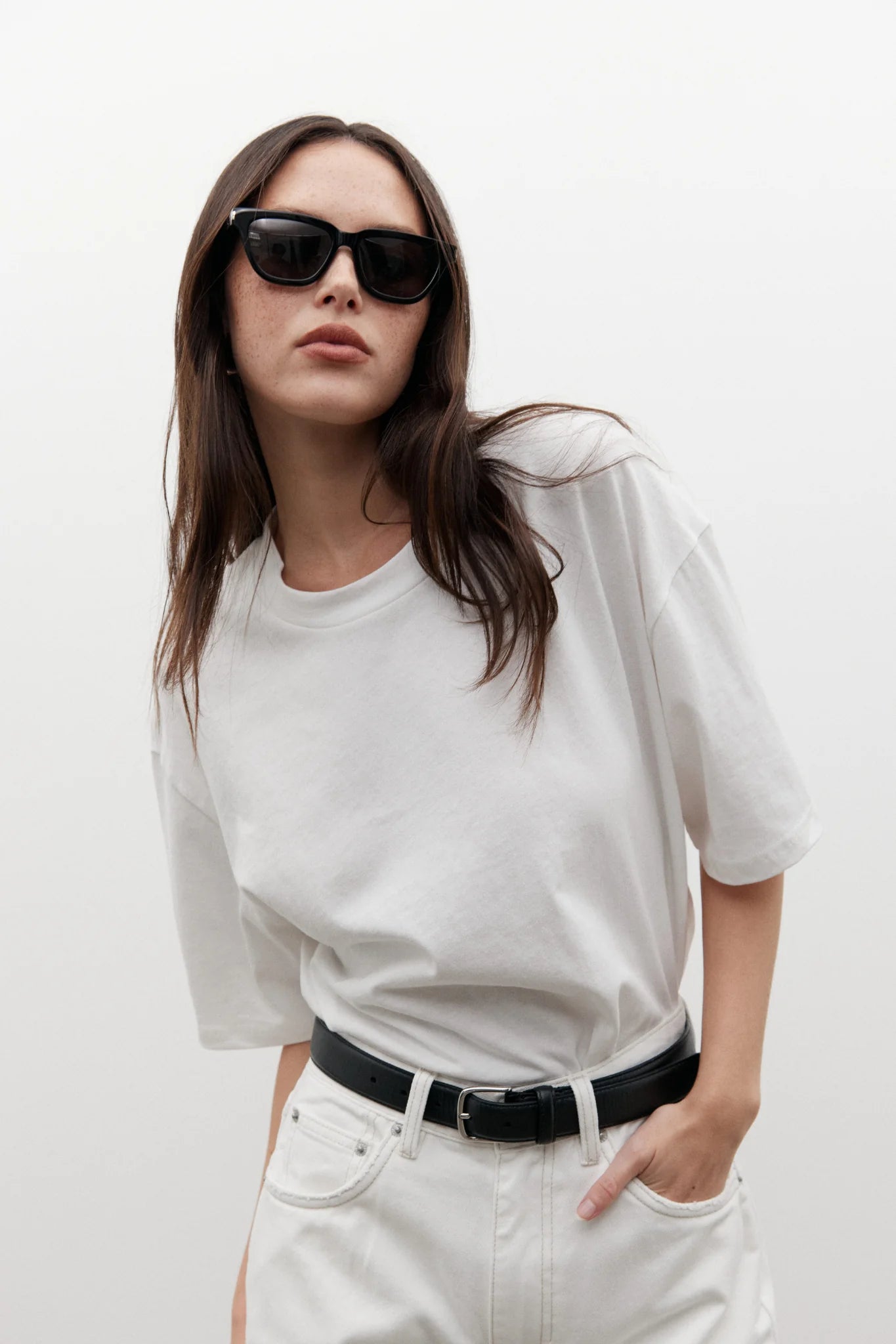 Jonas Boyfriend Tee - White