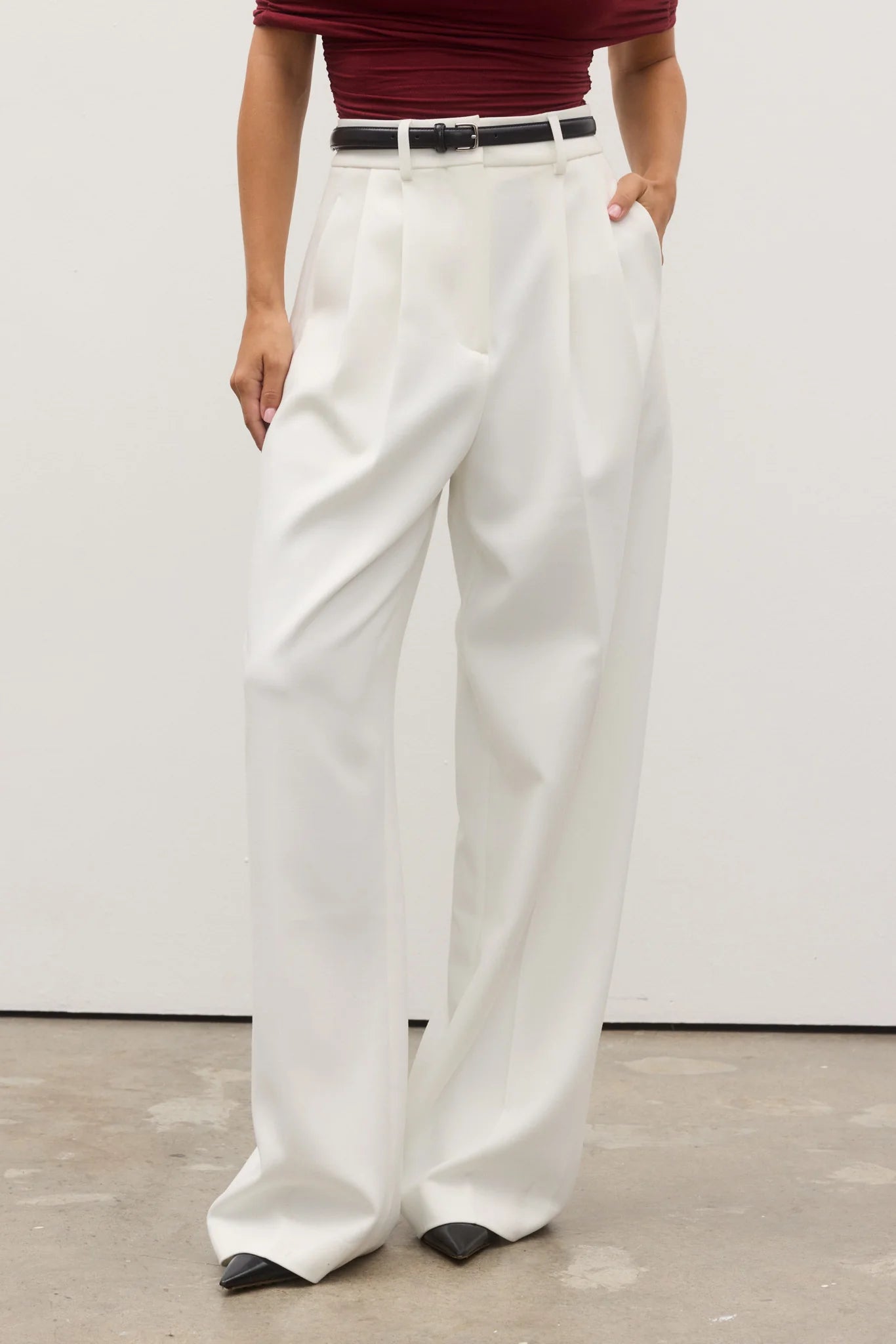 Lucille Pant - Ivory