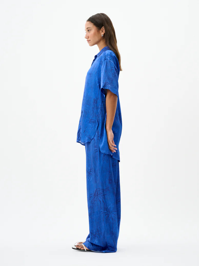 Brando Shirt Palm Paradiso Bleu