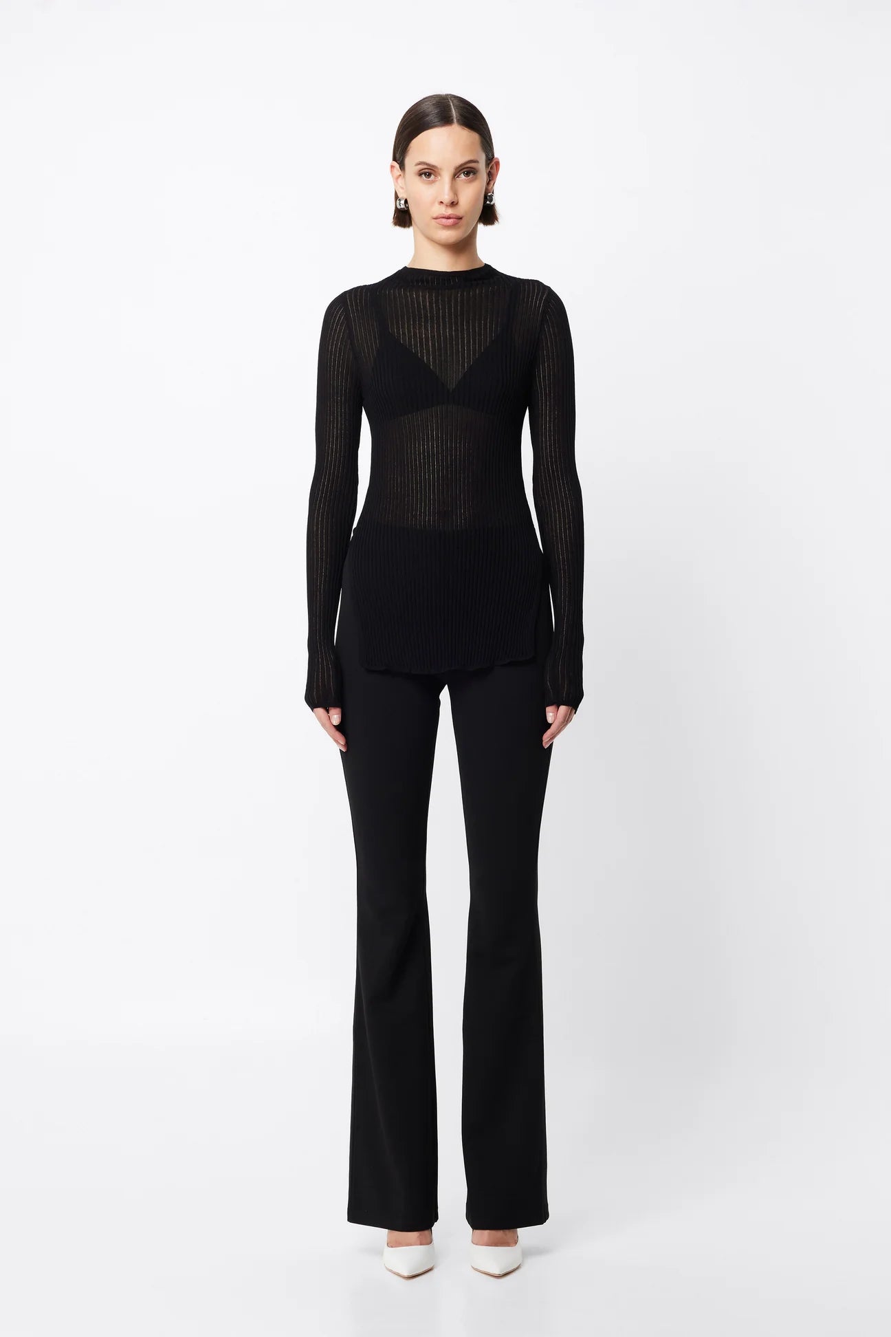 Bristol Longline Top - Black