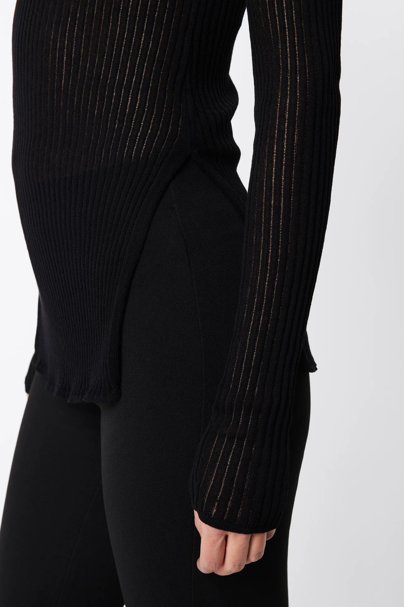 Bristol Longline Top - Black