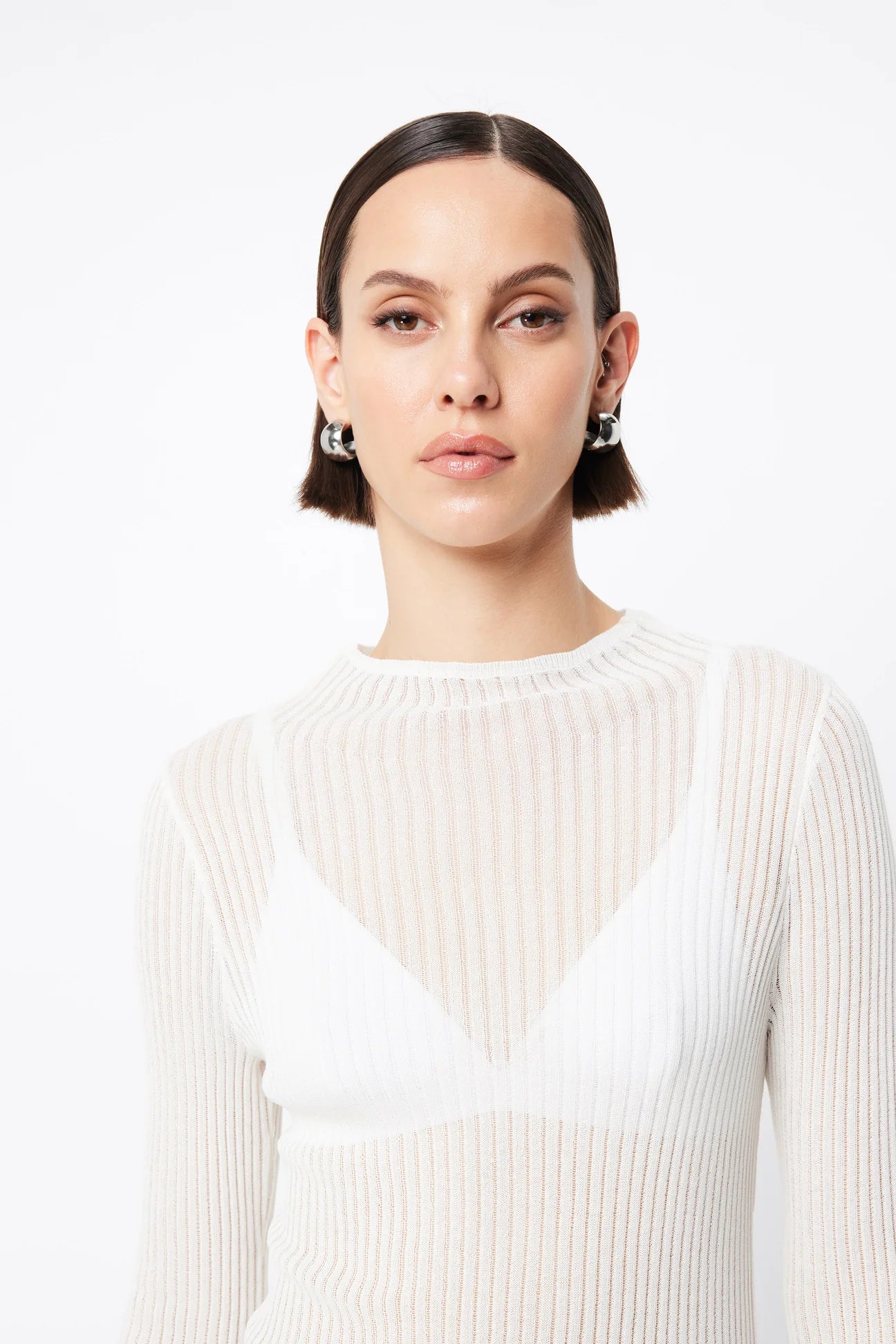 Bristol Longline Top - White