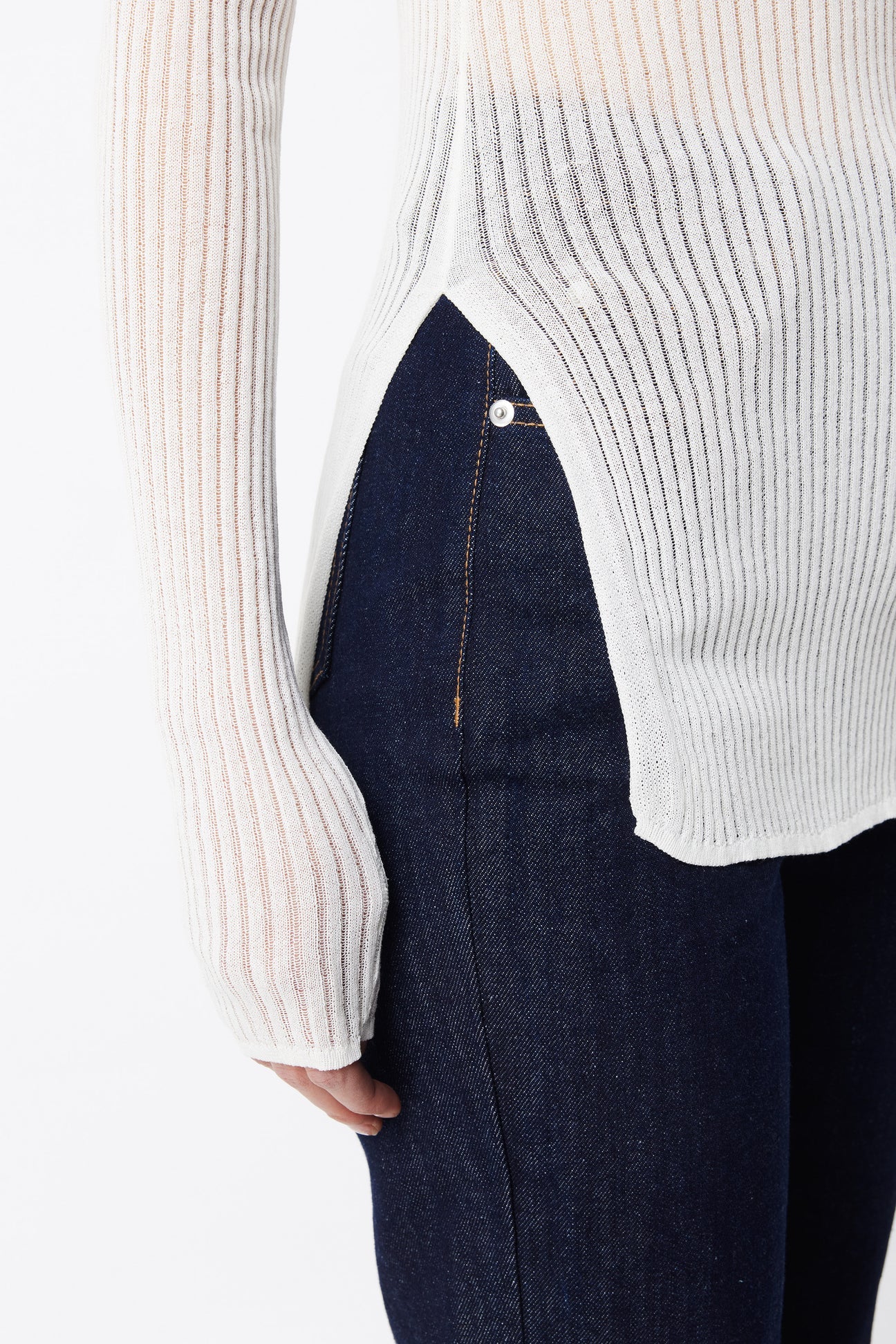 Bristol Longline Top - White