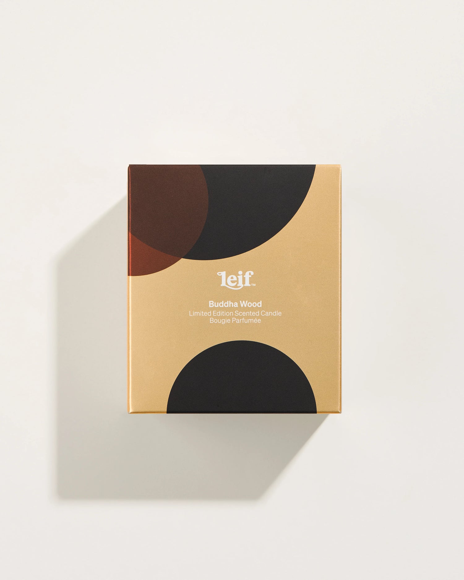 Limited Edition Holiday Buddha Wood Gold Candle