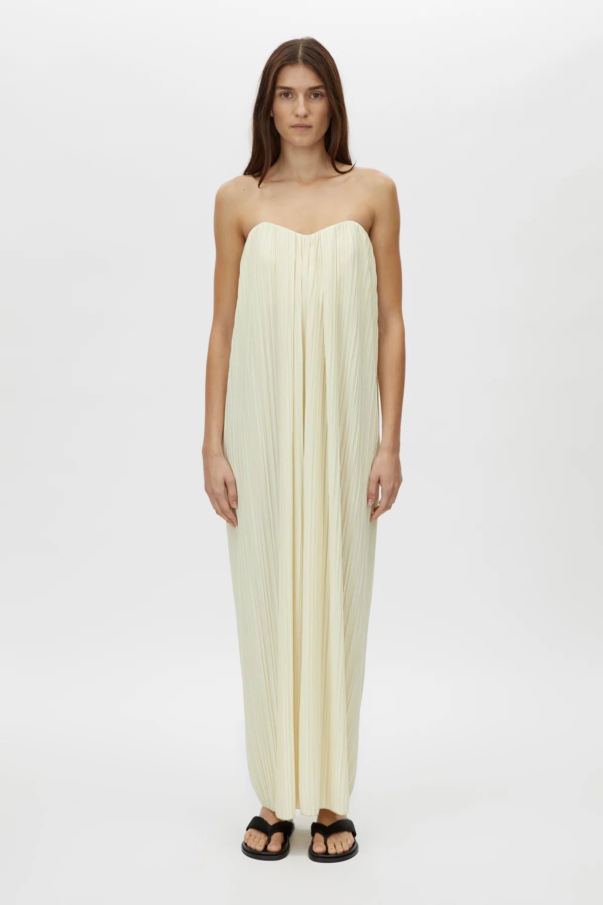 Lucent Midi Dress - Lemon
