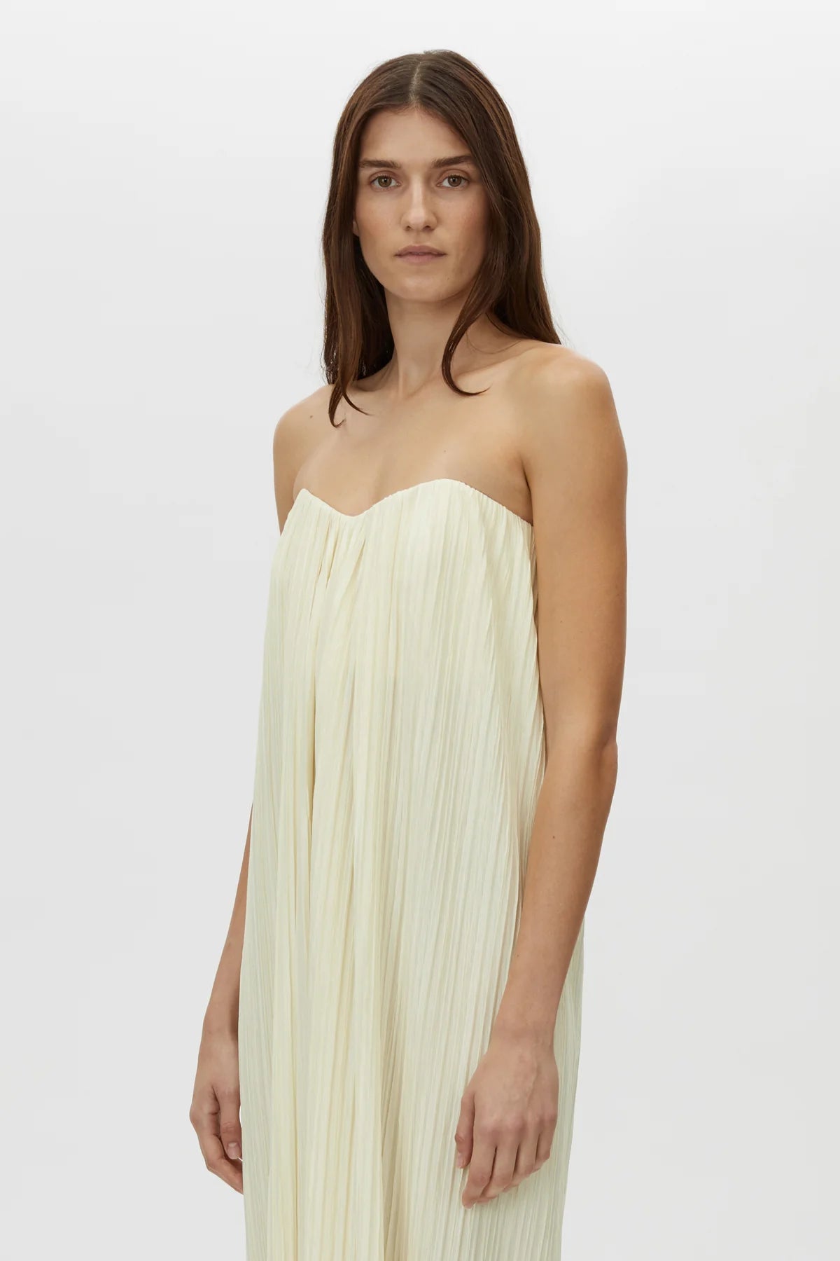 Lucent Midi Dress - Lemon