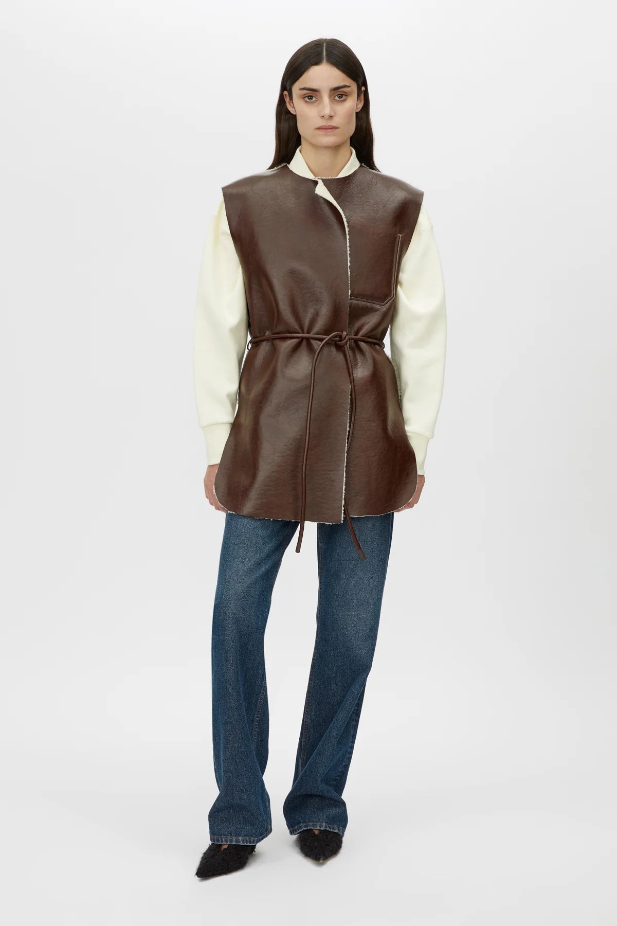 Oswald Reversible Shearling Vest