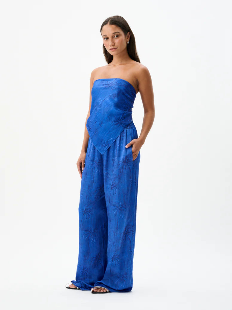 Farrah Scarf Palm Paradiso Bleu