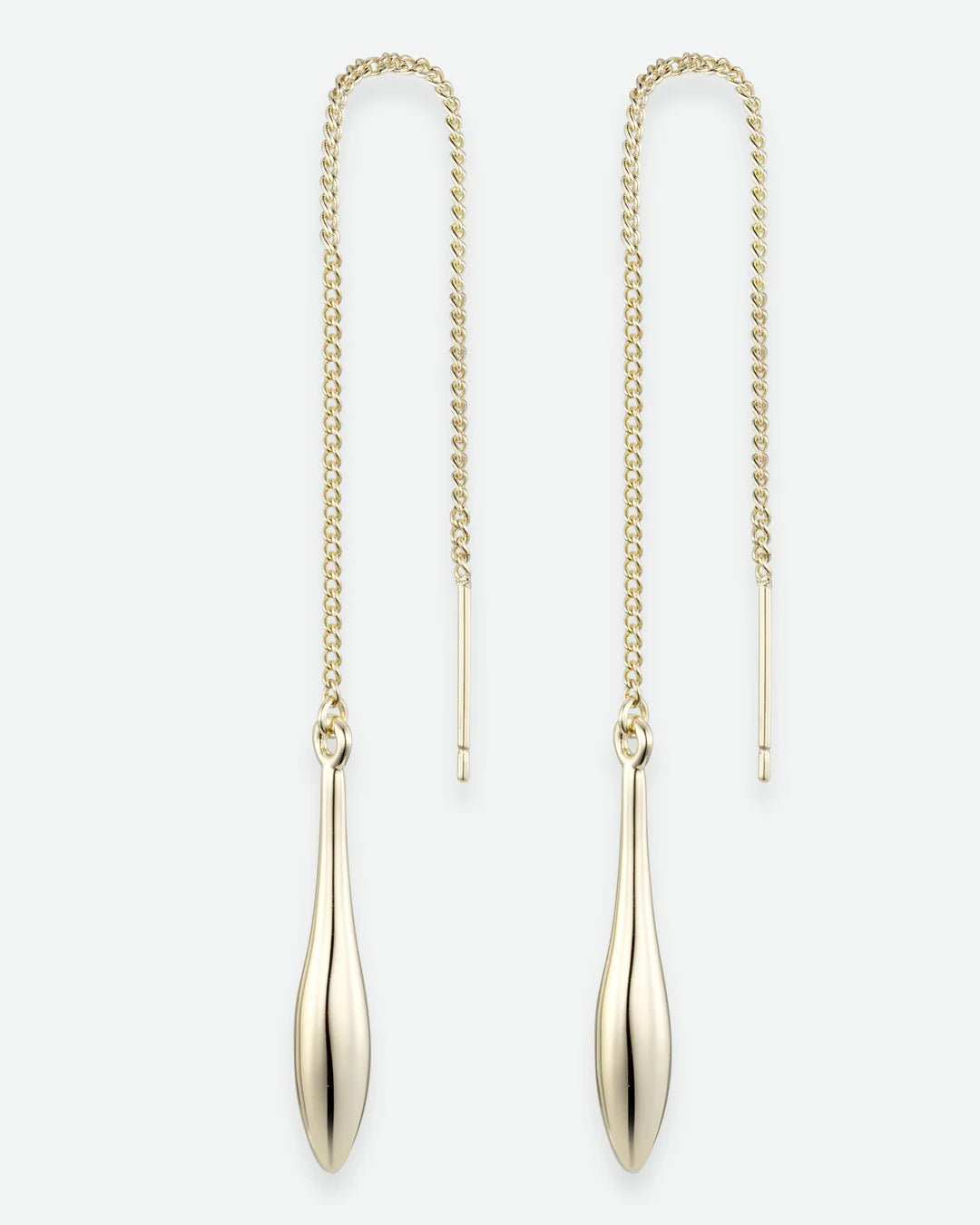 Droplet Threads - Sterling Silver