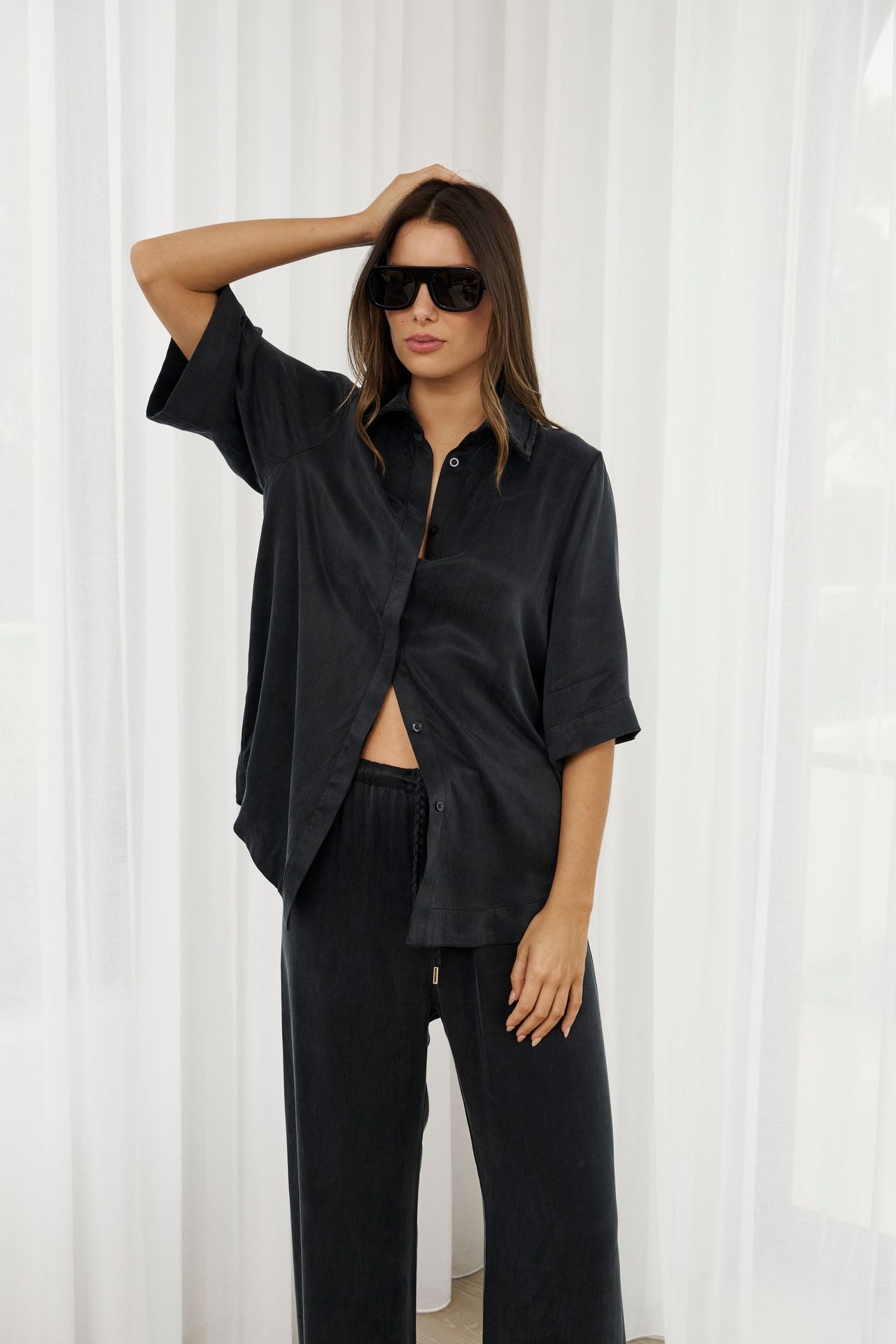 Hazel Shirt - Washed Black