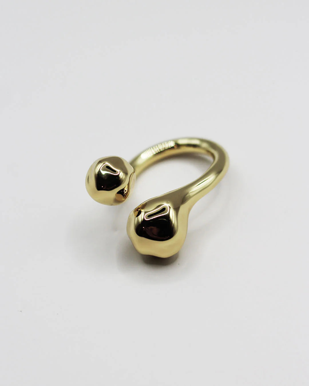 Hardcore Hammered Ring - 18k Gold Plating