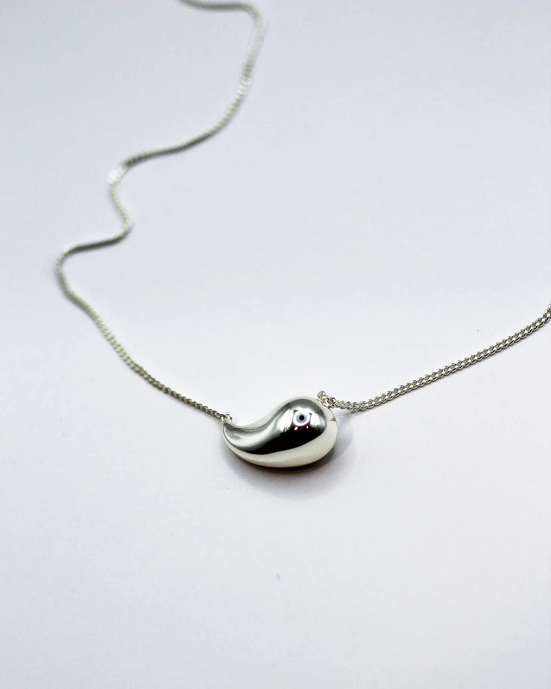 Raindrop Necklace - Sterling Silver