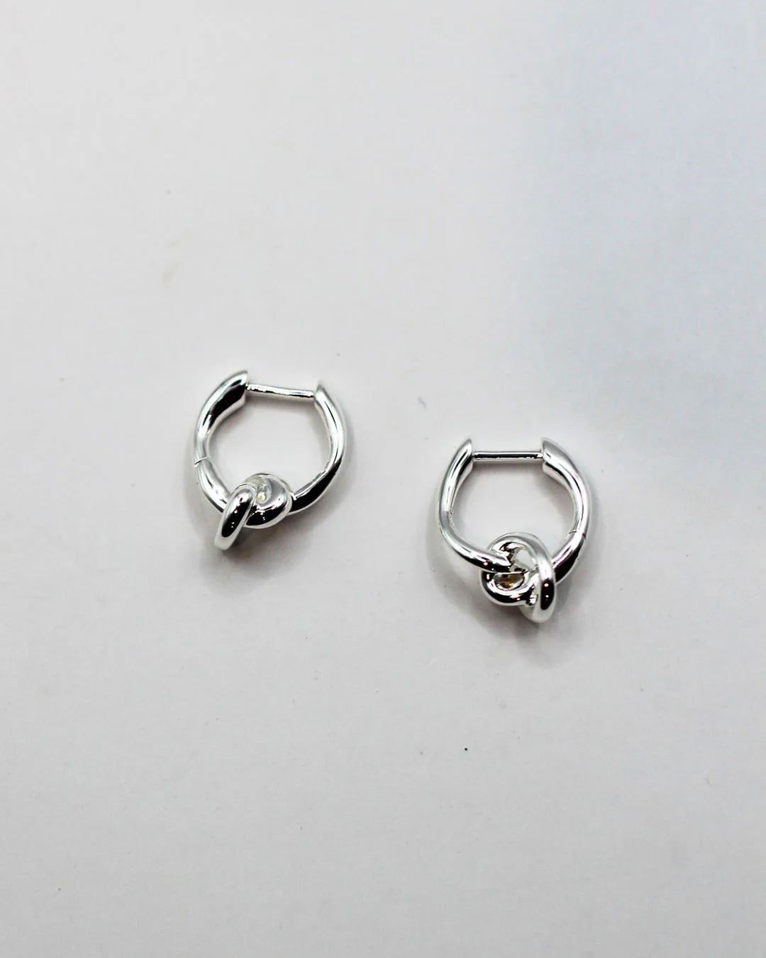 Baby Knot Huggies - Silver