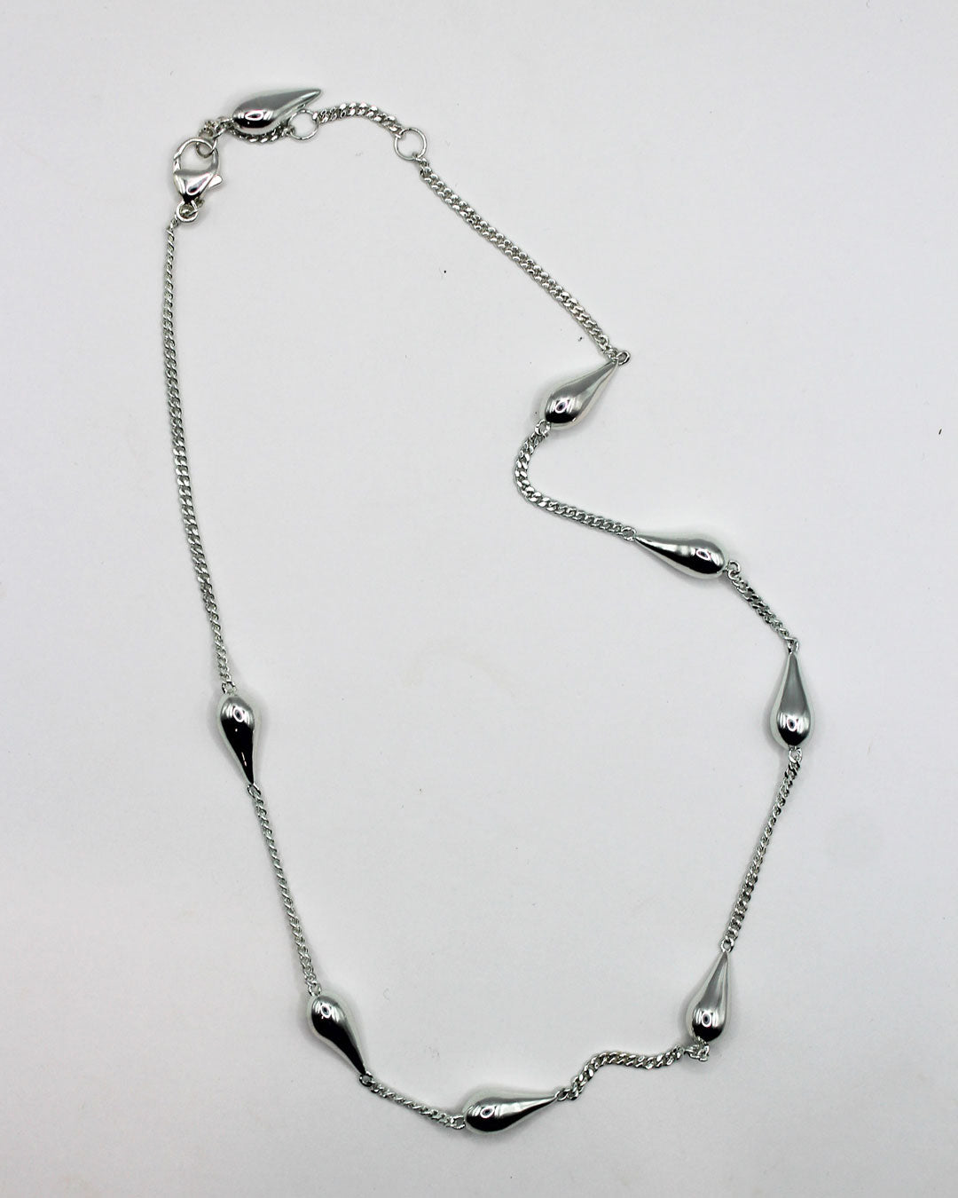 Rainfall Necklace - Sterling Silver Plating