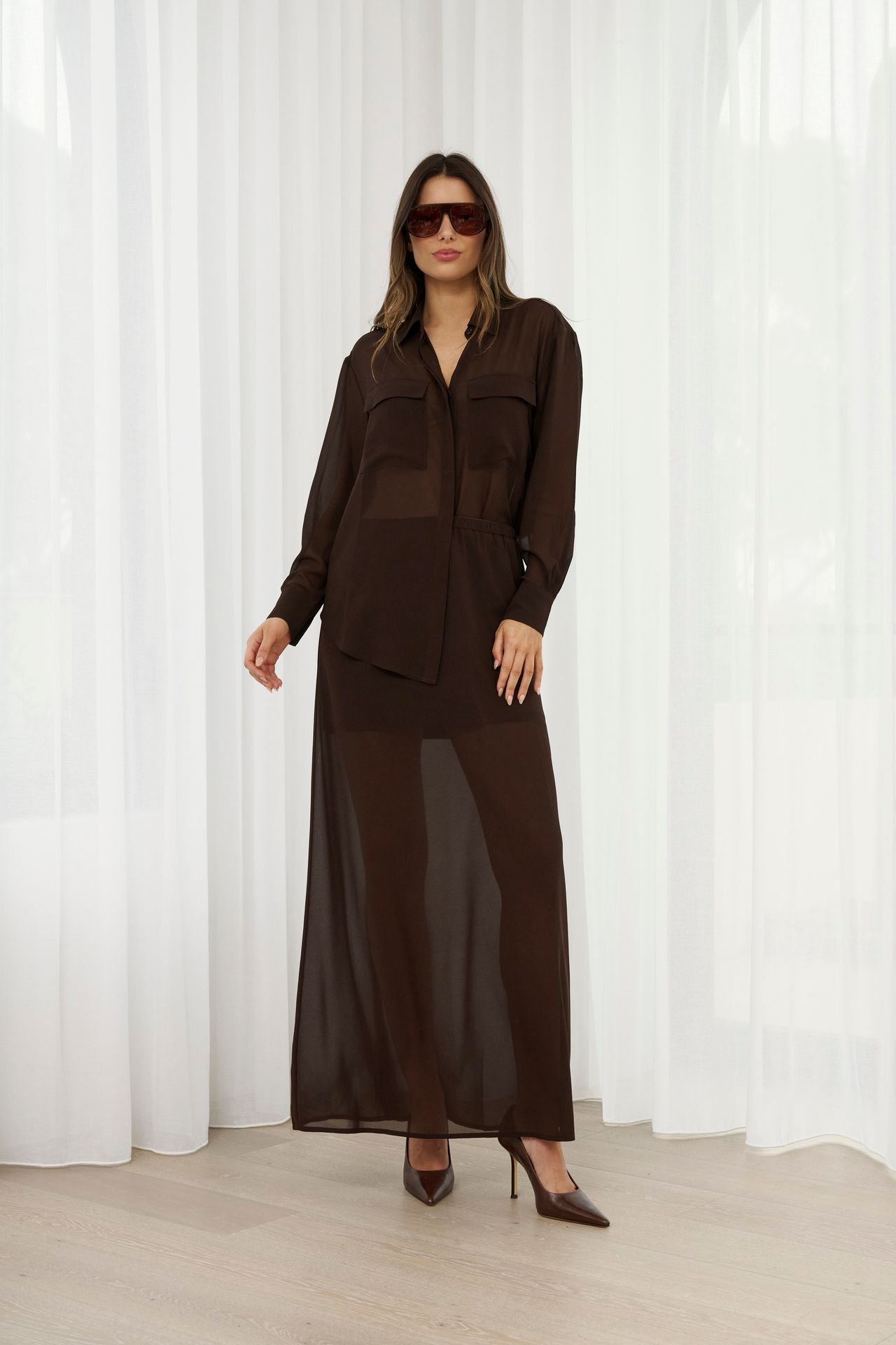Millie Skirt - Chocolate