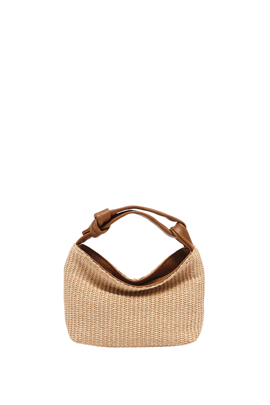 Jess Mini Raffia Pouch
