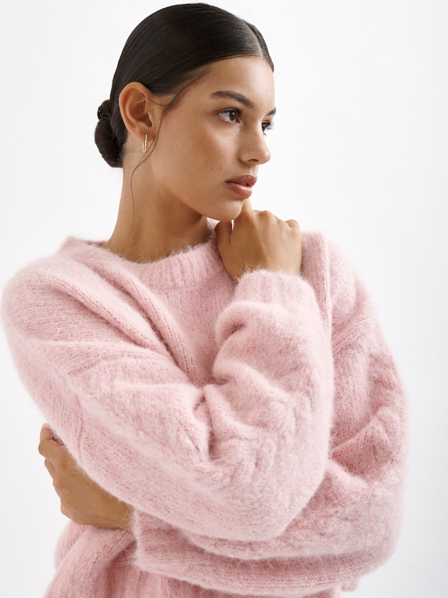 Marina Knit Sweater - Pearl Pink