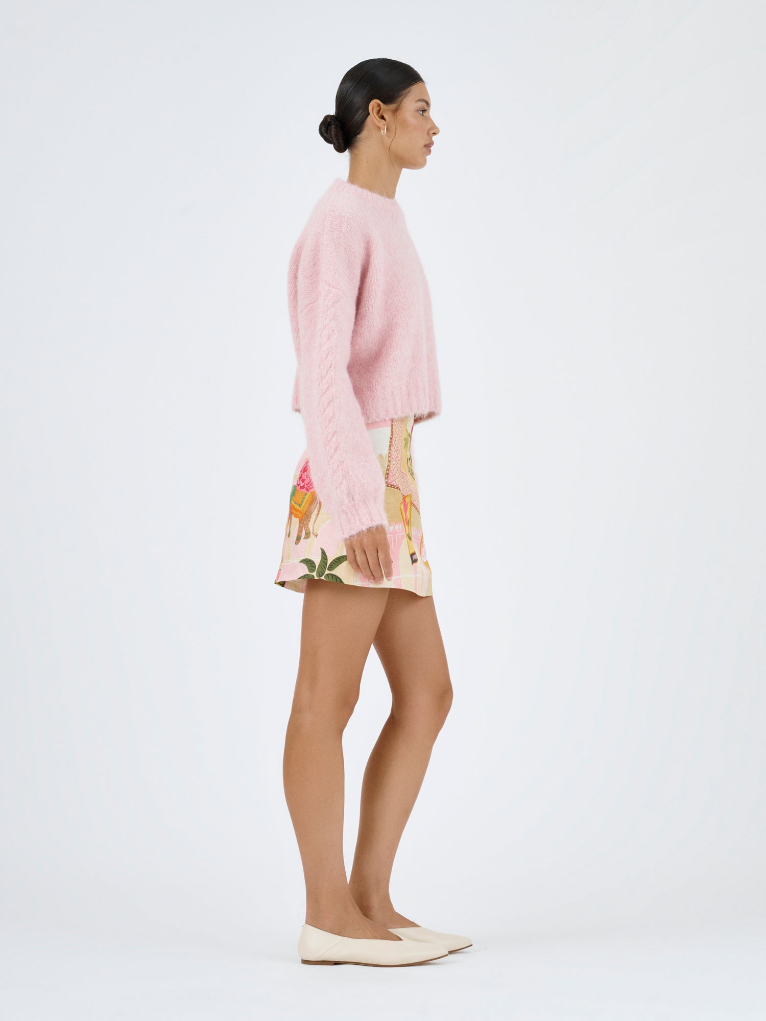 Marina Knit Sweater - Pearl Pink