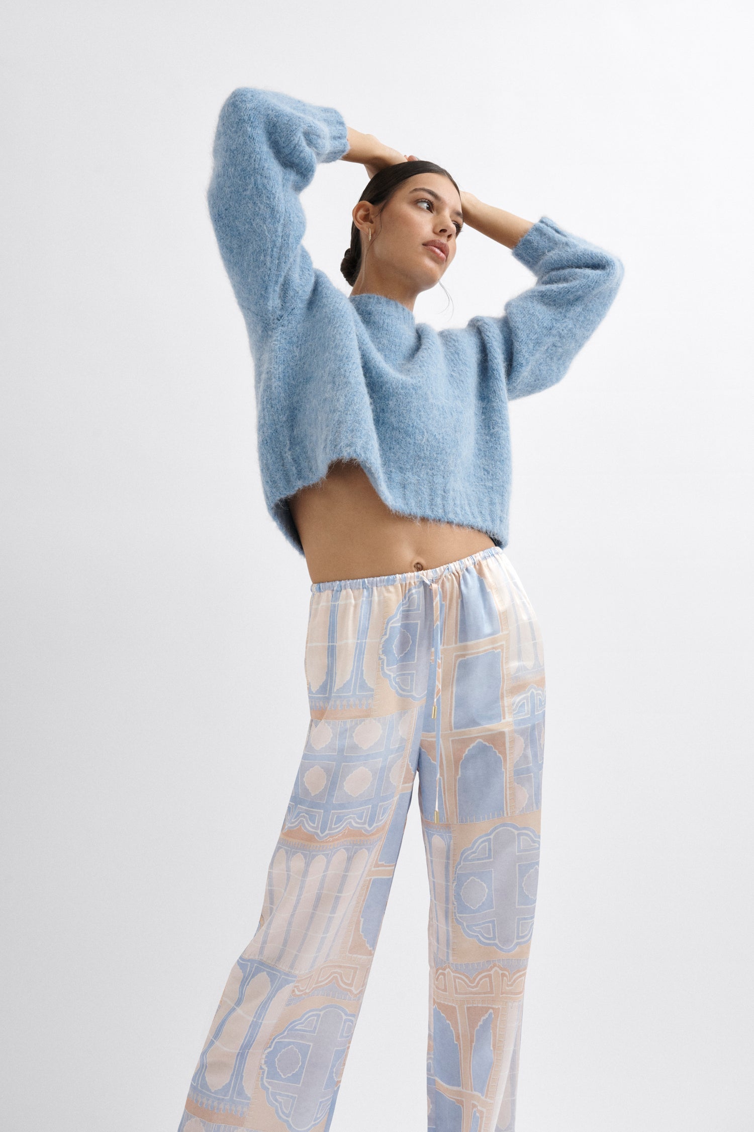 Marina Knit Sweater - Sky