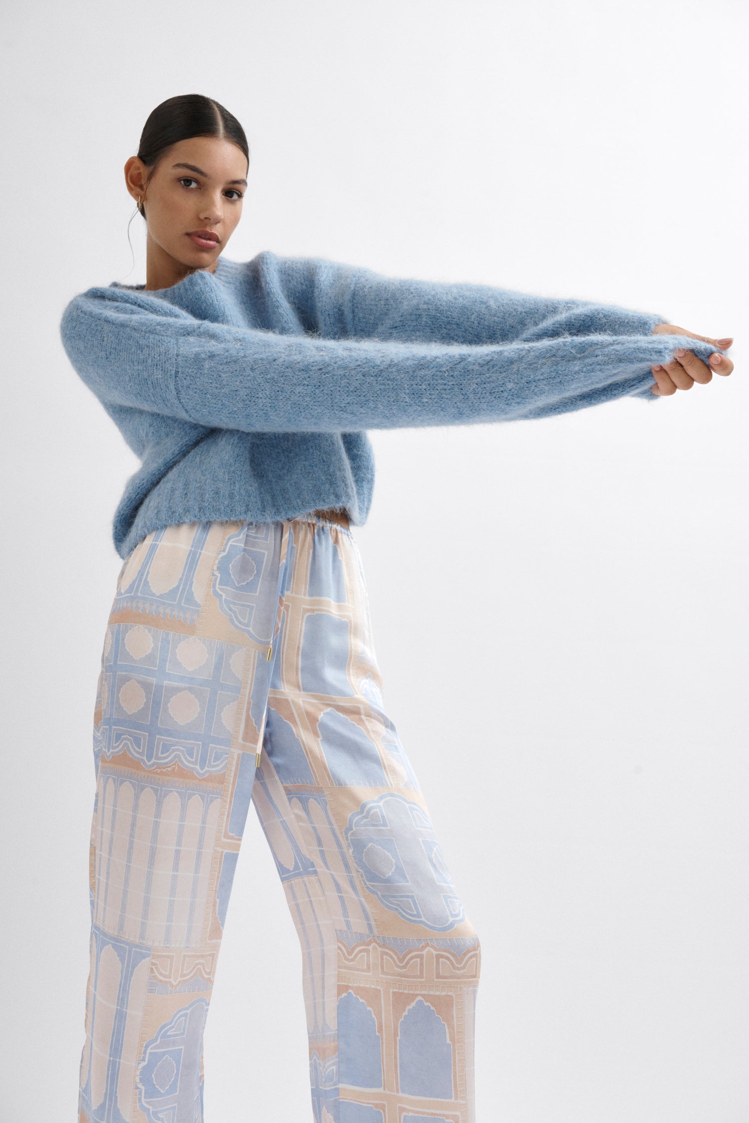 Marina Knit Sweater - Sky