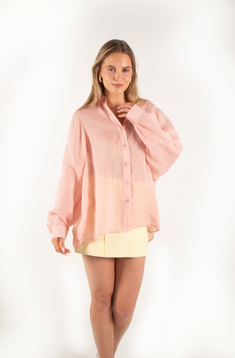 Sophia Shirt - Rose Pink