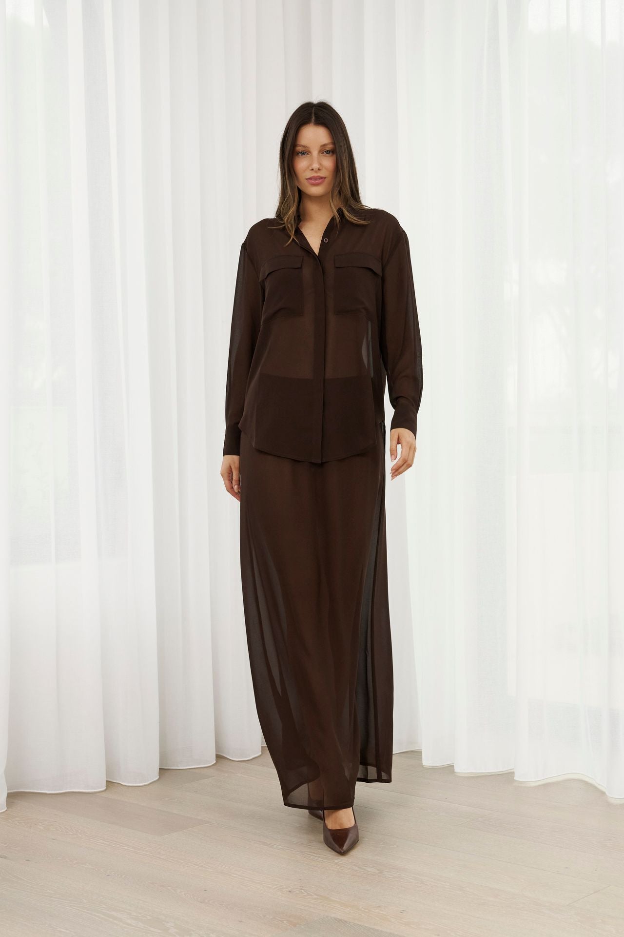 Millie Skirt - Chocolate