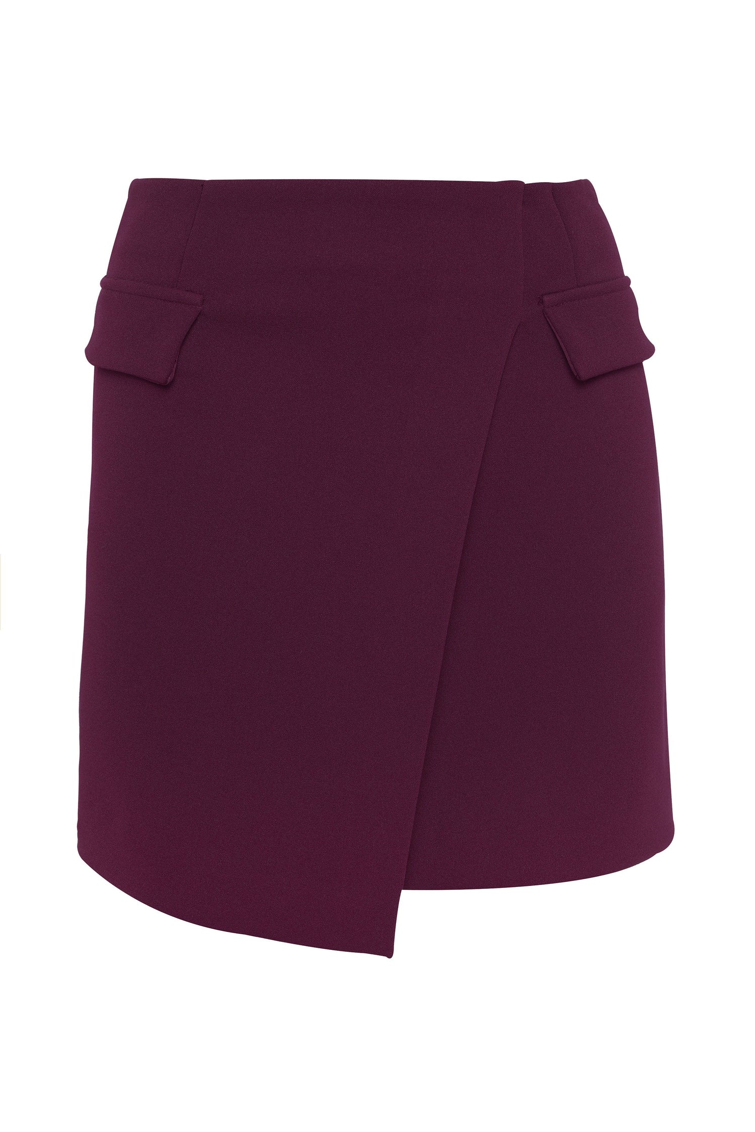 On My Way Mini Skirt - Cherry