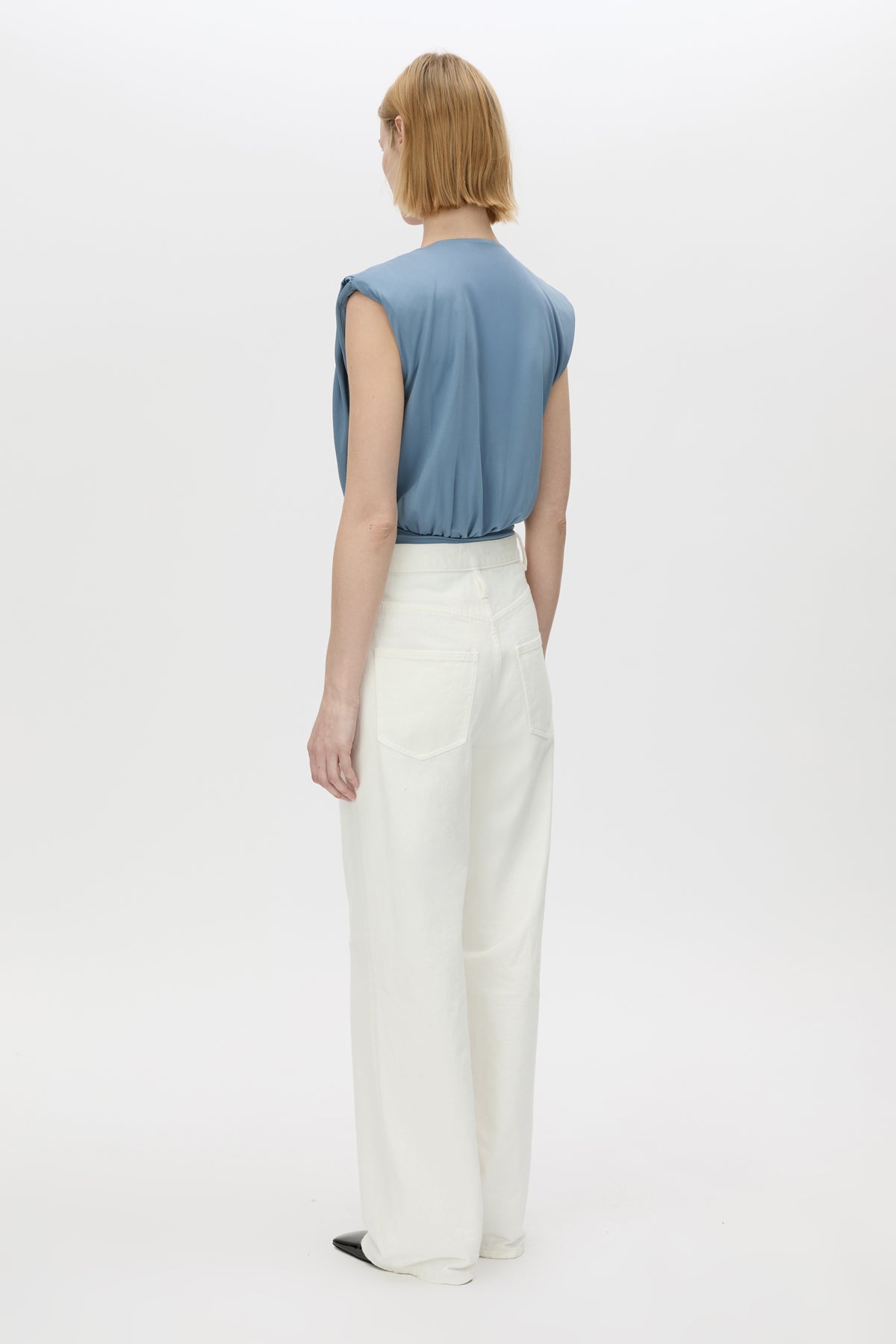 Paloma Bodysuit - Dusty Blue