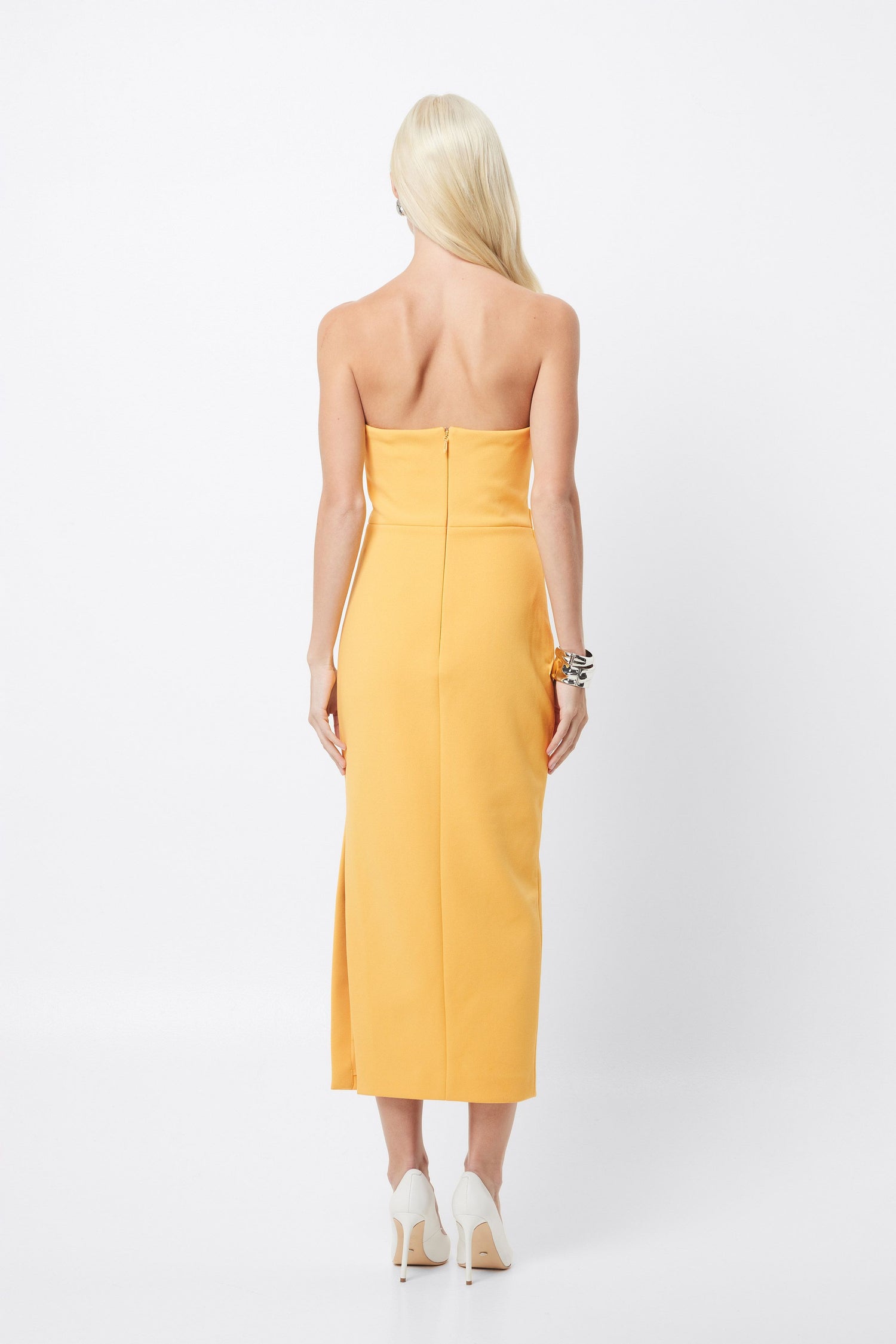 Revere Draped Midi Dress - Mango