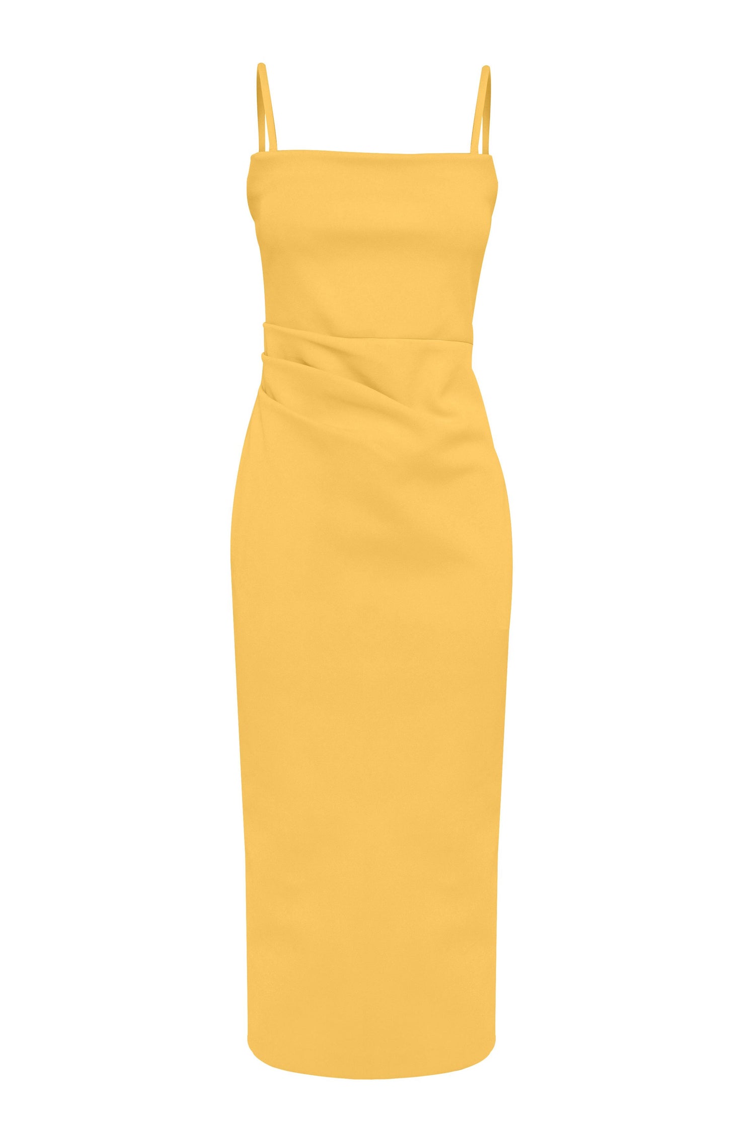 Revere Draped Midi Dress - Mango