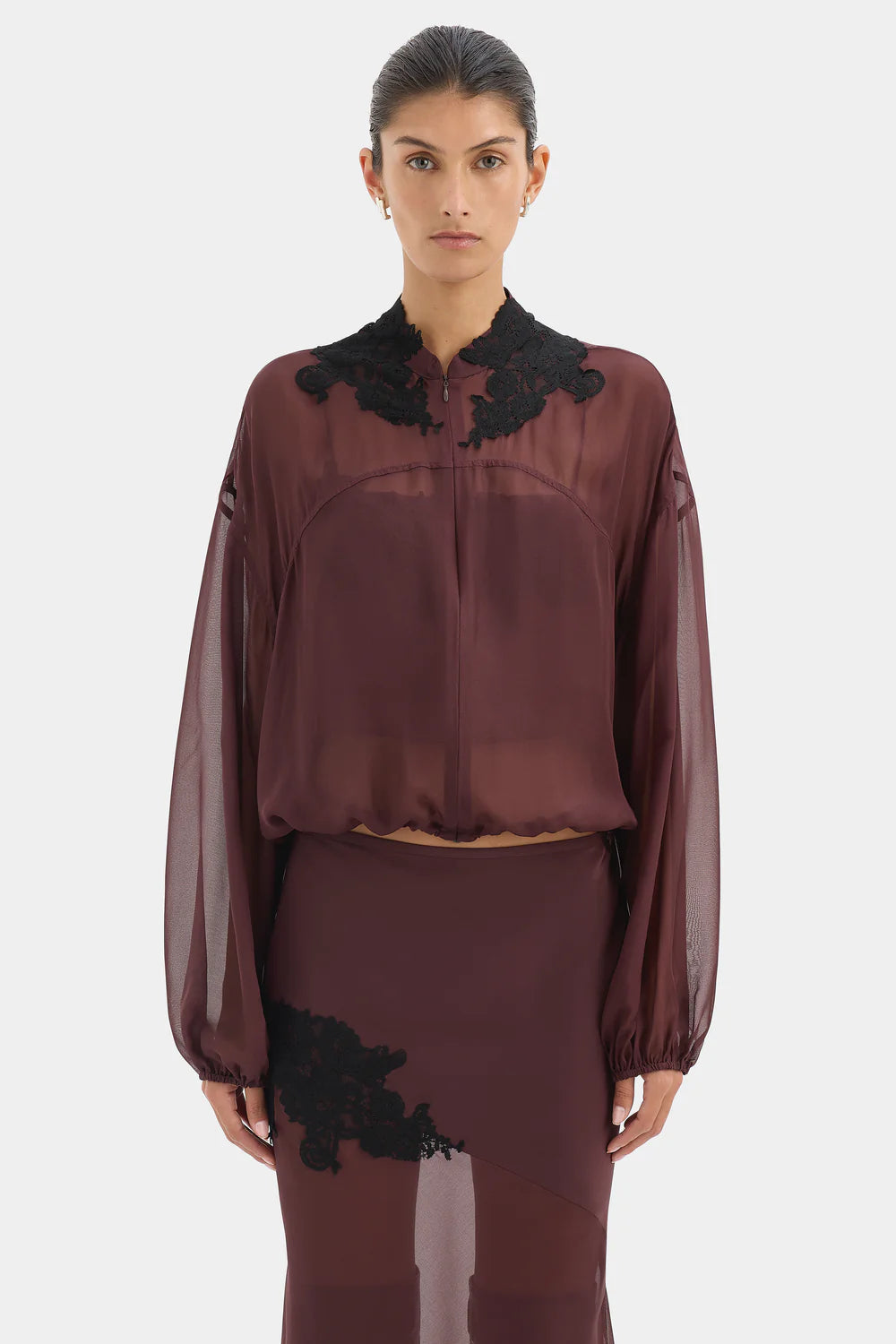 Noria Bomber - Dark Plum