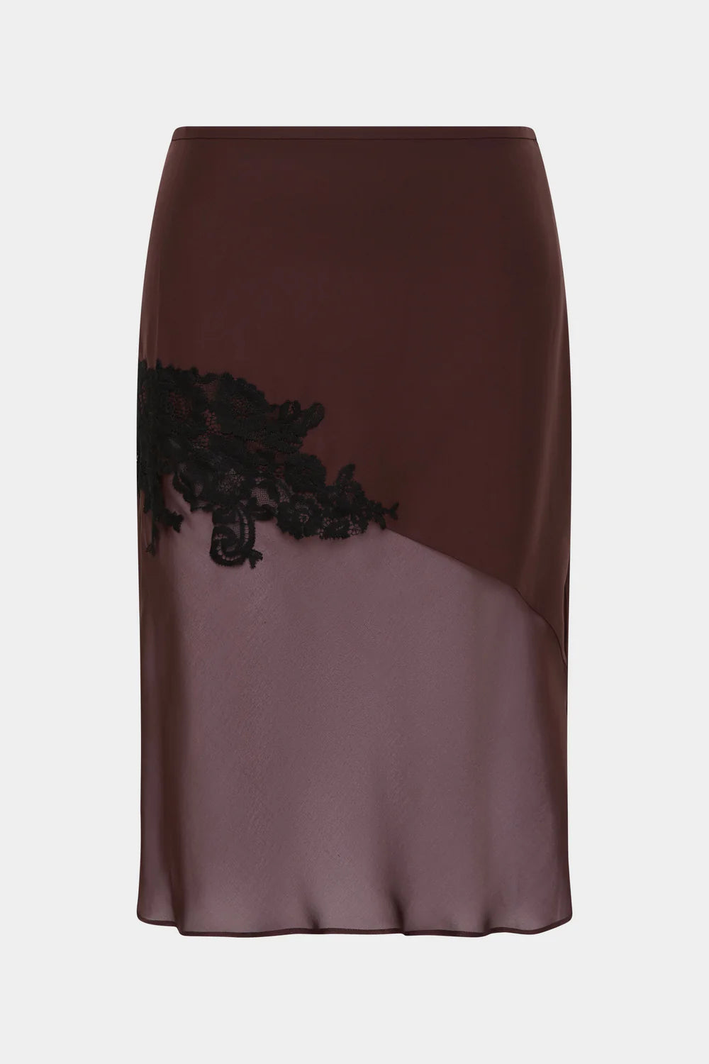 Noria Midi Skirt - Dark Plum