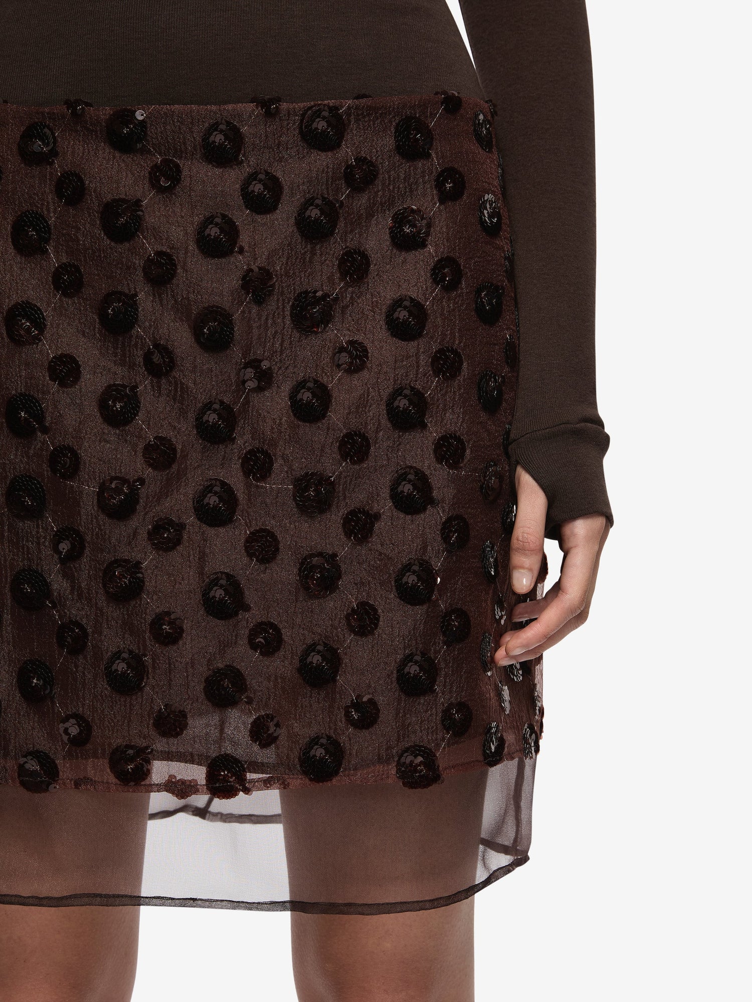 Rhi Midi Skirt - Plum