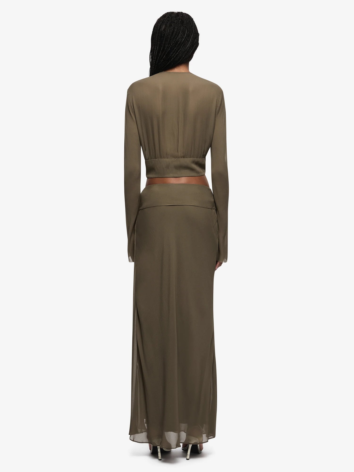 Briya Maxi Skirt - Twig