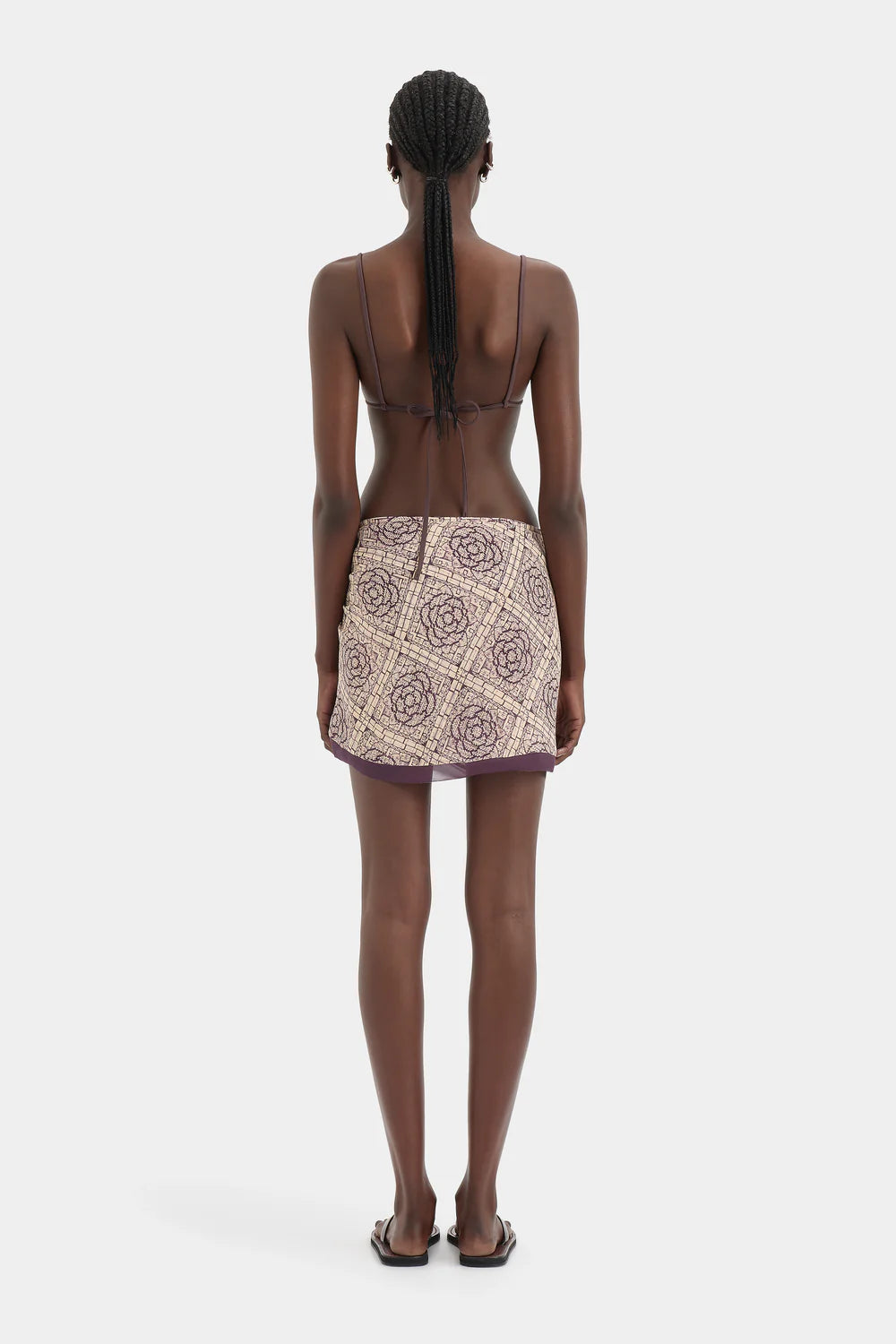Mireli Mini Skirt - Rose Parquet
