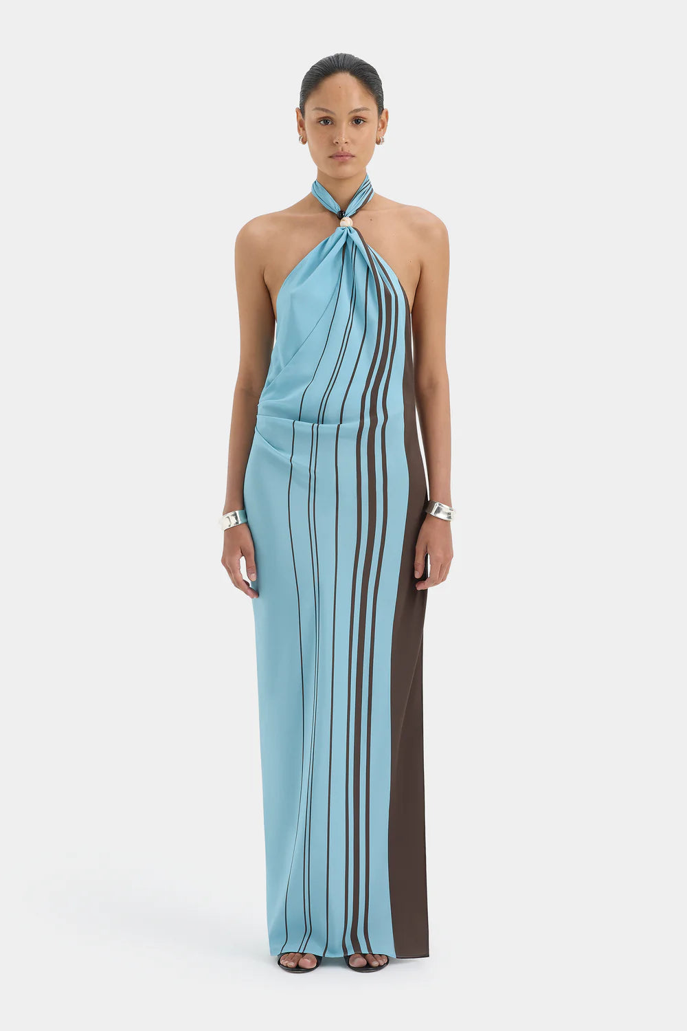 Rioja Halter Scarf Midi Dress