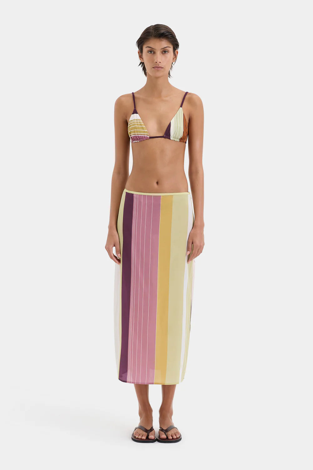 Fontana Skirt - Elisa Stripe