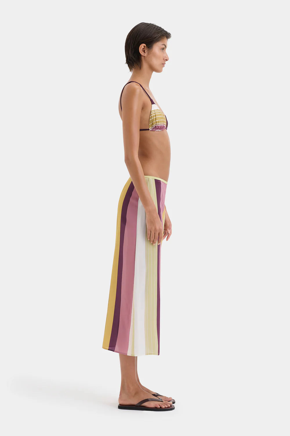 Fontana Skirt - Elisa Stripe