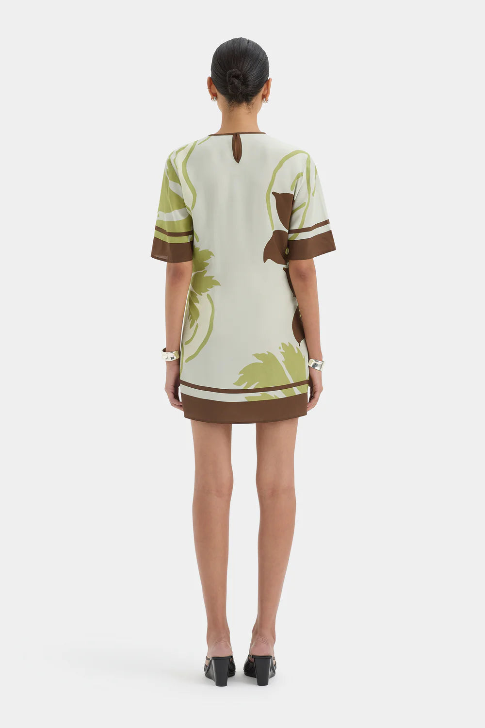 Amaia Mini Dress - Floral Vine