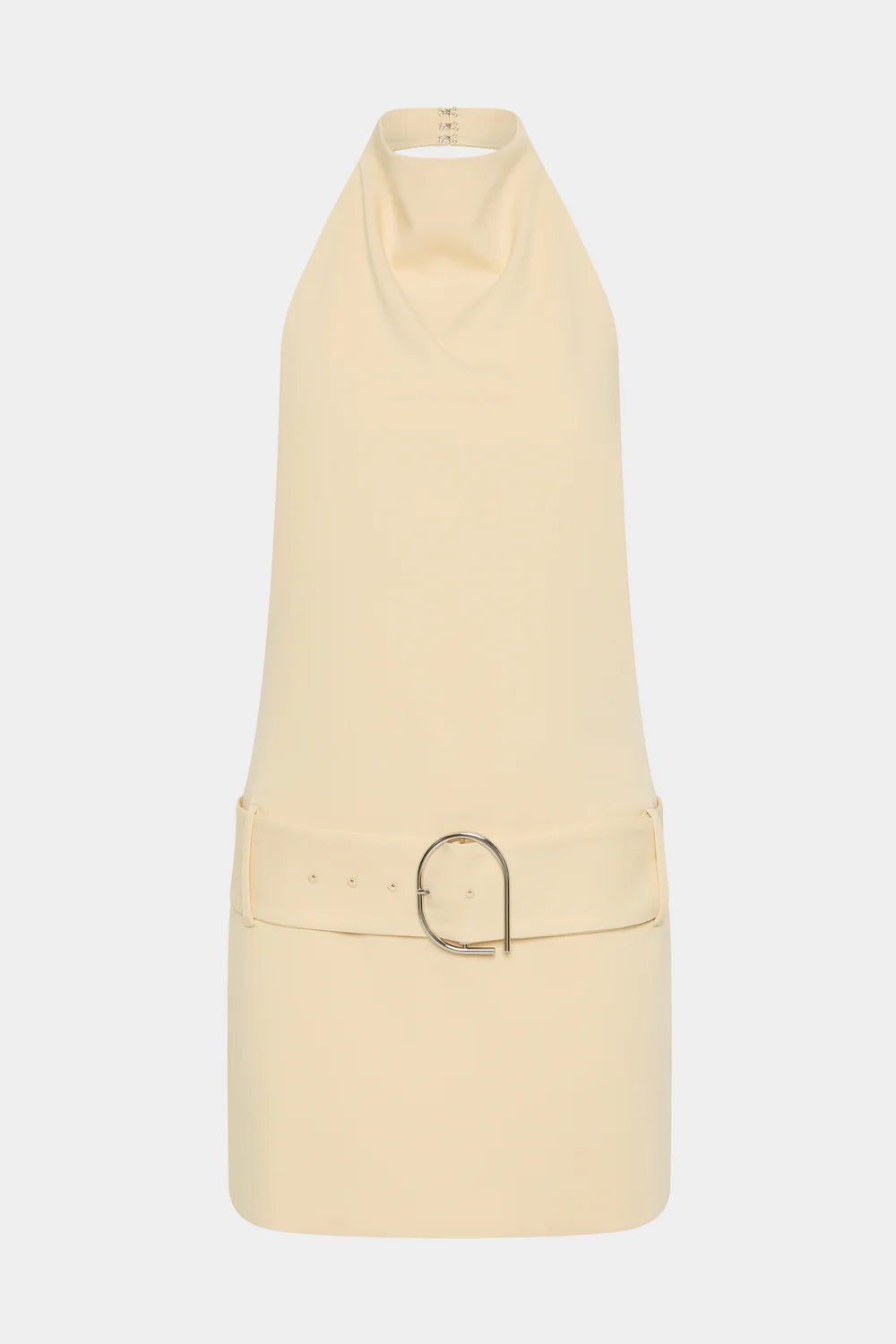 Sabina Belted Mini Dress - Butter