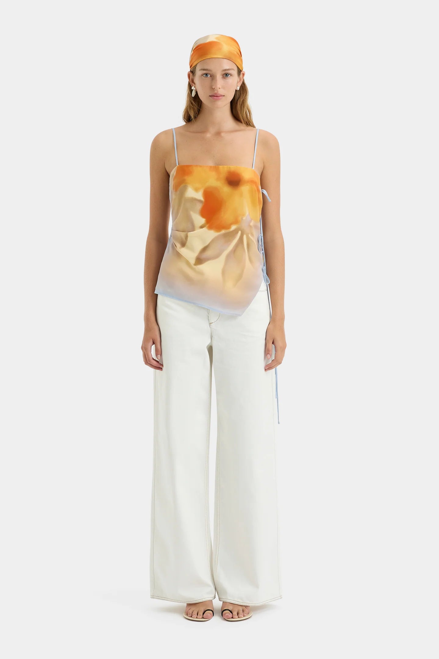 Serene Tie Cami - Sequoia Floral