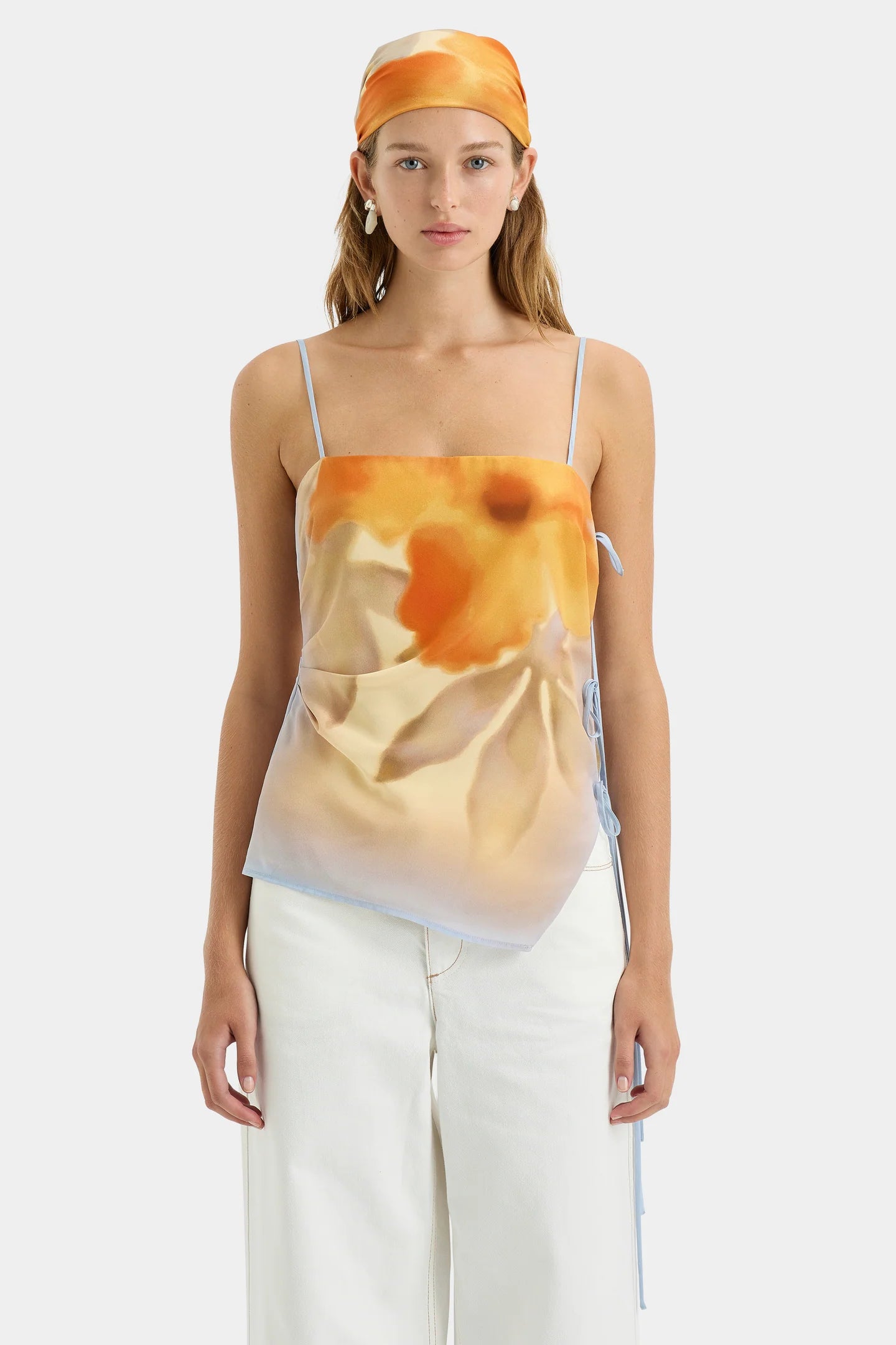 Serene Tie Cami - Sequoia Floral