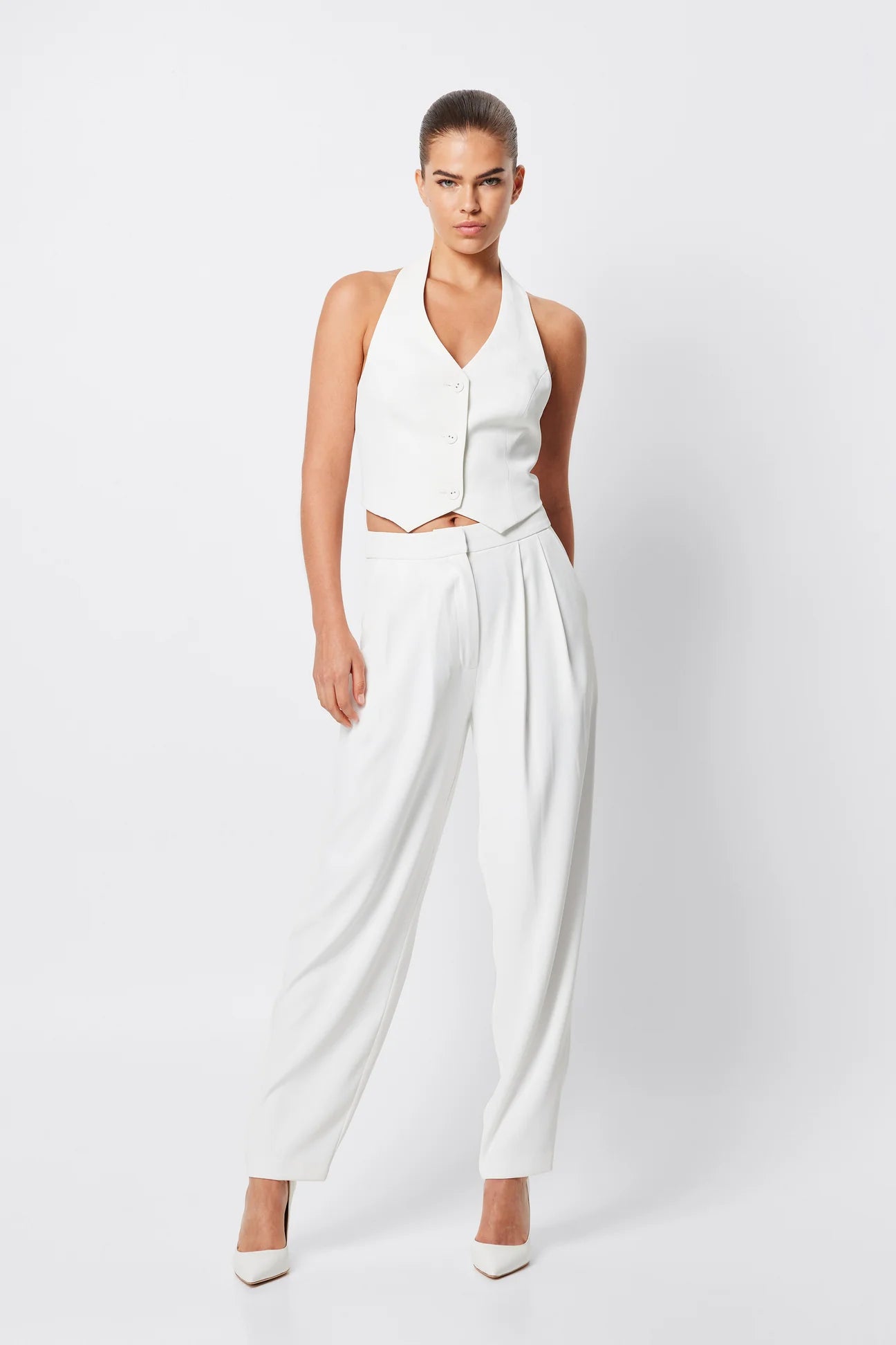 Saint Tropez Vest - White