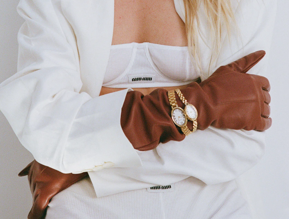 Baby Link Watch - Gold