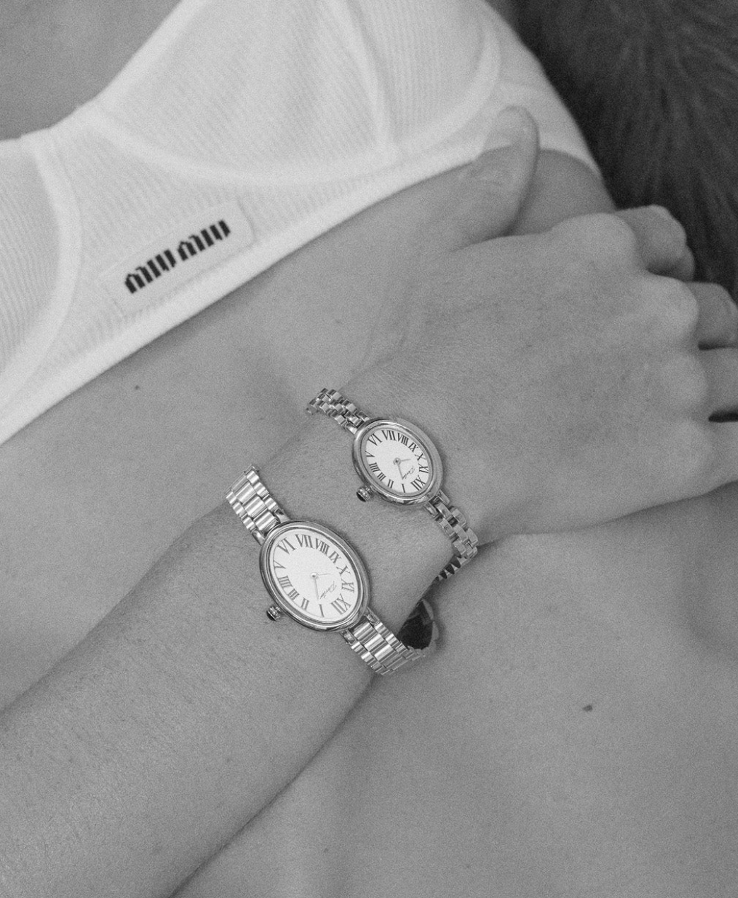 Baby Link Watch - White Gold