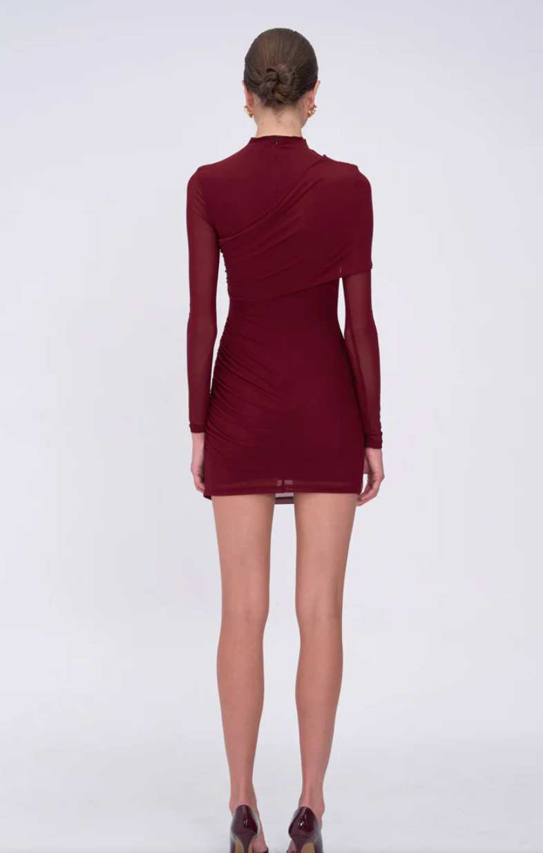 Christy Mesh Draped LS Mini